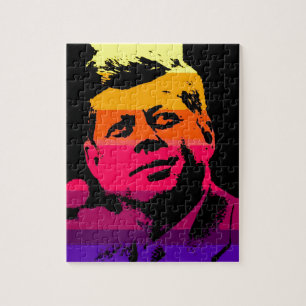 Pop Art Jack JFK John F. Kennedy Pussel