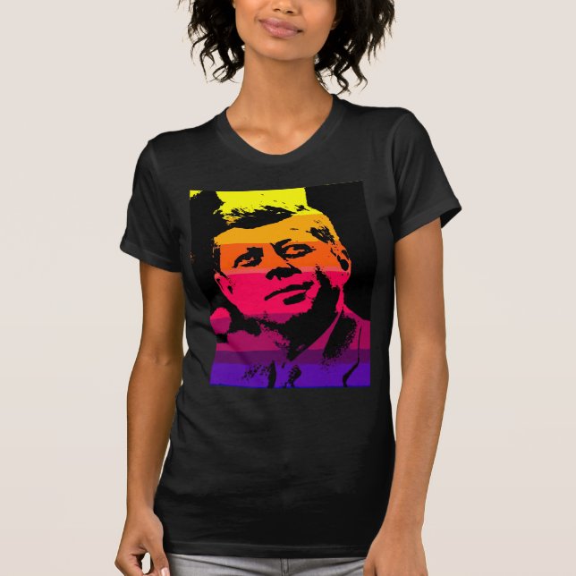 Pop Art Jack JFK John F. Kennedy Tröja (Framsida)