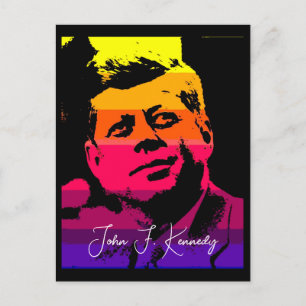 Pop Art Jack JFK John F. Kennedy Vykort