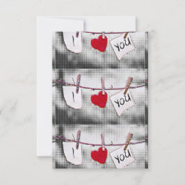 Pop Art jag älskar dig Kort