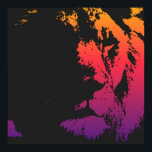 Pop Art Jamaica Rastafarian Lejon Poster<br><div class="desc">Lejon Digital Artwork - Lejon Head Computer Animal Art - Jamaican Pop Art - Vild Big Cats Computer Bilder</div>