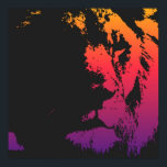 Pop Art Jamaica Rastafarian Lejon Poster<br><div class="desc">Lejon Digital Artwork - Lejon Head Computer Animal Art - Jamaican Pop Art - Vild Big Cats Computer Bilder</div>