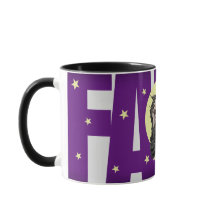 Pop Art Jesus Christ Purple Faith Mug - Taza Crist