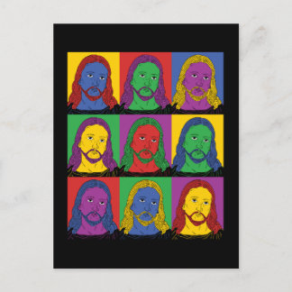 Pop Art Jesus Vykort