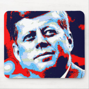 Pop Art JFK John F. Kennedy Red Blue Musmatta
