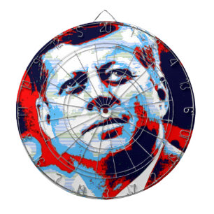 Pop Art JFK John F. Kennedy Red Blue Piltavla