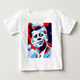 Pop Art JFK John F. Kennedy Red Blue T-shirt