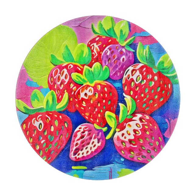 Pop Art Jordgubbar (Framsidan)