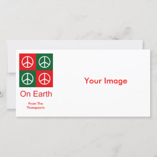 Pop Art Jul Peace Julkort