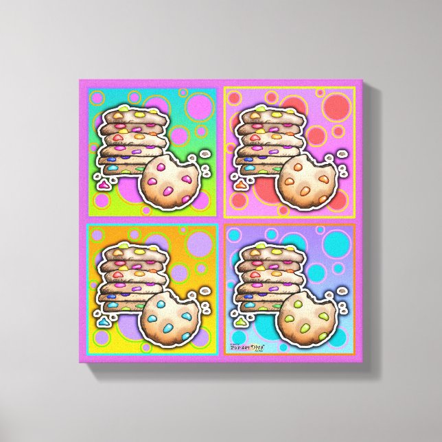 Pop Art KAKOR Gallery Wrapped Canvas (Framsida)