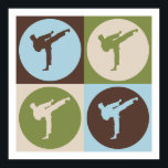Pop Art Karate Poster<br><div class="desc">Pop Art Karate. Få den här roligten med hobby,  yrke eller fixering vid underbara t-shirts,  klistermärken och mycket annat. De gör också underbara gåvor!</div>