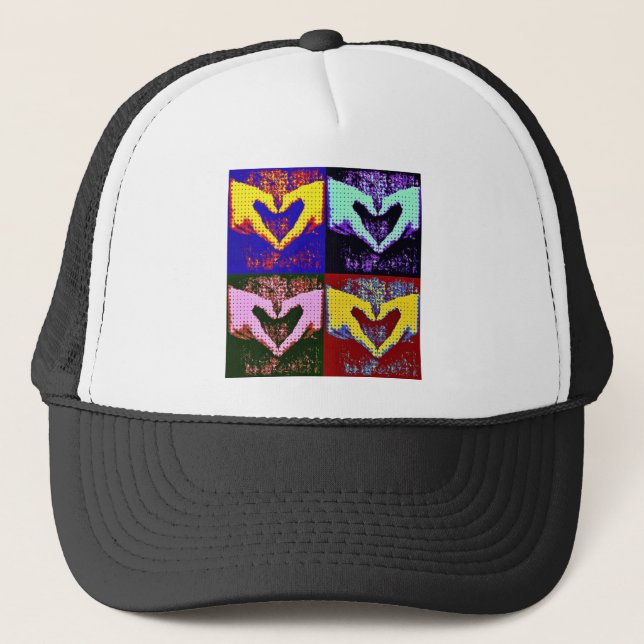 Pop Art Kärlek Keps (Framsida)