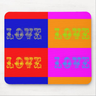 Pop Art Kärlek Musmatta