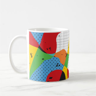 Pop Art, kraftig minimalism. Kaffemugg