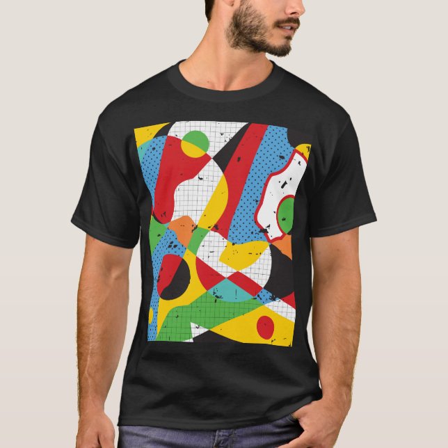 Pop Art, kraftig minimalism. T Shirt (Framsida)