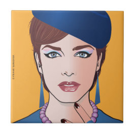 Pop Art - Krisering Kakelplatta