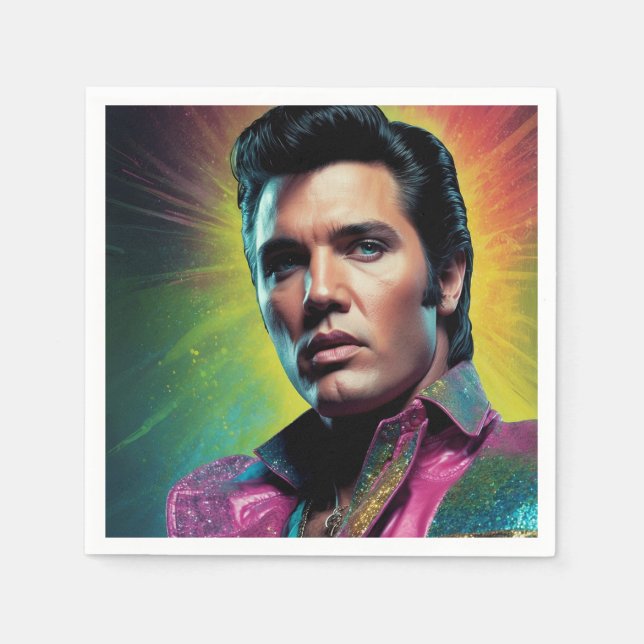 Pop Art Kung Pappersservett (Framsidan)