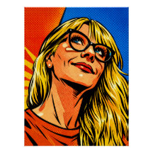 POP ART KVINNA