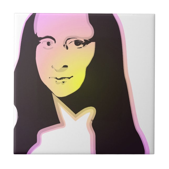 Pop Art Lisa Kakelplatta (Framsidan)