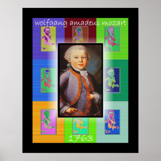 Pop Art Little Mozart Poster