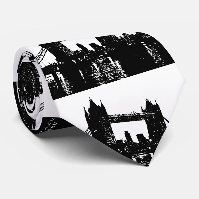 Pop Art London Torn Bridge Silhouette Slips (Rullad)