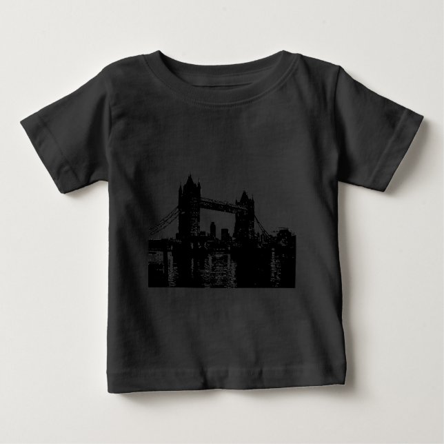 Pop Art London Tower Bridge T-shirt (Framsida)