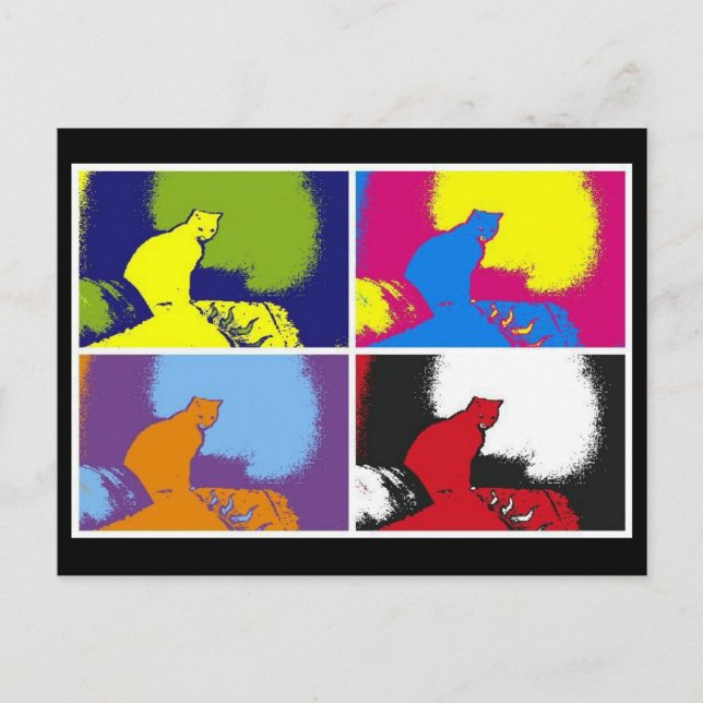 Pop Art Lucy #2 Vykort (Framsida)