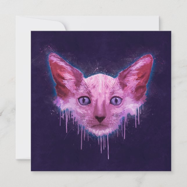 Pop Art Lykoi Werevarv Cat (Framsida)