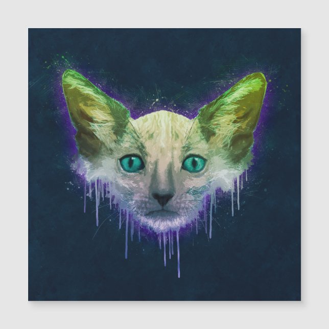 Pop Art Lykoi Werevarv Cat (Framsida)
