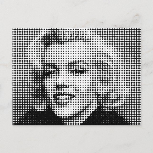 Pop Art Marilyn Vykort (Framsida)