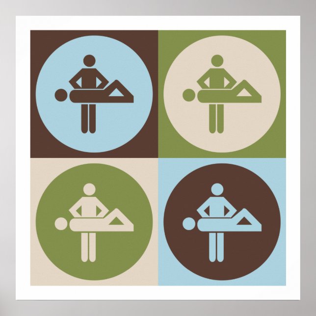 Pop Art-massage Poster (Framsidan)