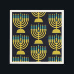Pop Art Menorah Napkins Pappersservett<br><div class="desc">Pop Art Menorah</div>