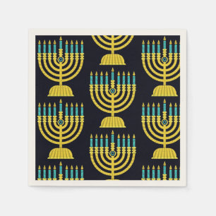 Pop Art Menorah Napkins Pappersservett