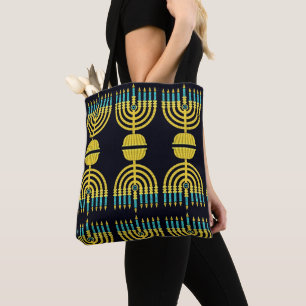 Pop Art Menorah Tygkasse