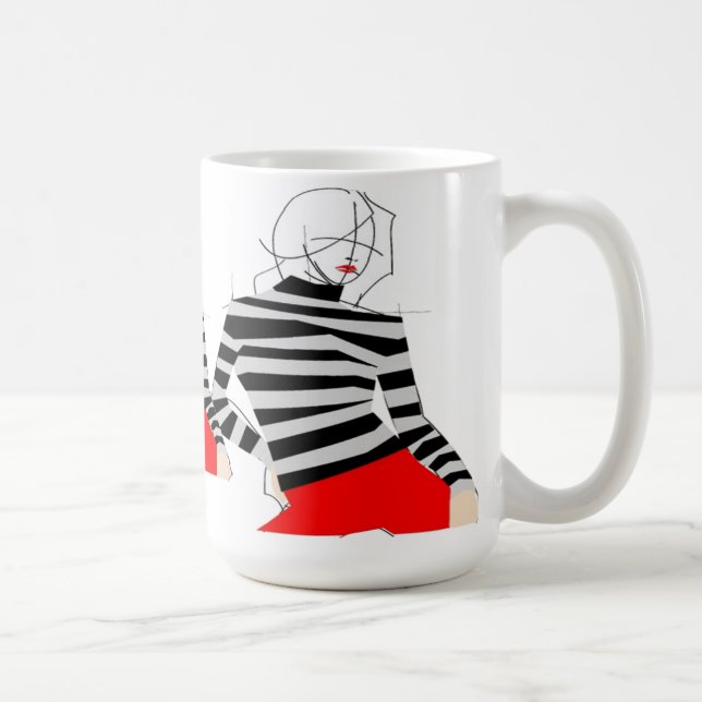 Pop Art Mode Mugg (Höger)