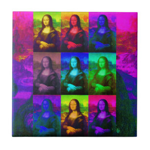 Pop Art Mona Lisa Kakelplatta