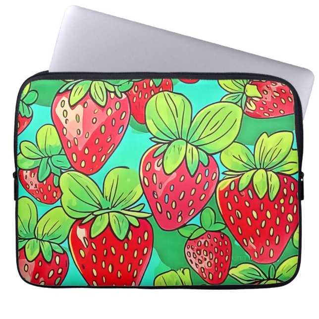 Pop Art Mönster Laptop Fodral (Framsidan)