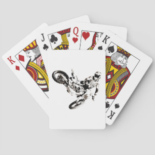 Pop Art Motocross Motorcyle Sport Spelkort