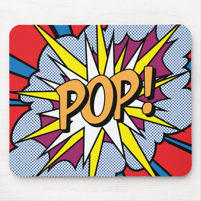 Pop Art Mousepad Musmatta (Framsidan)