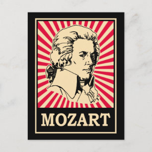 Pop Art Mozart Vykort