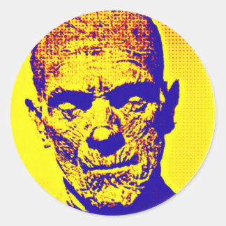 Pop Art Mummy Runt Klistermärke