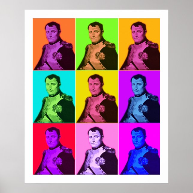 Pop Art Napoleon Poster (Framsidan)