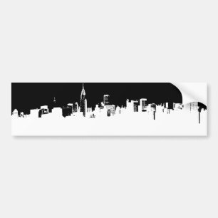 Pop Art New York City Bumper Sticker Bildekal