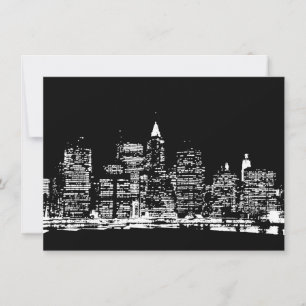 Pop Art New York City Inbjudan