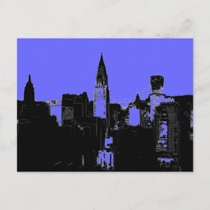 Pop Art New York City-vykort Vykort