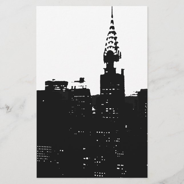 Pop Art New York Silhouette (Framsida)