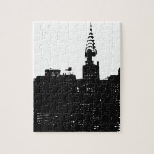 Pop Art New York Silhouette Pussel
