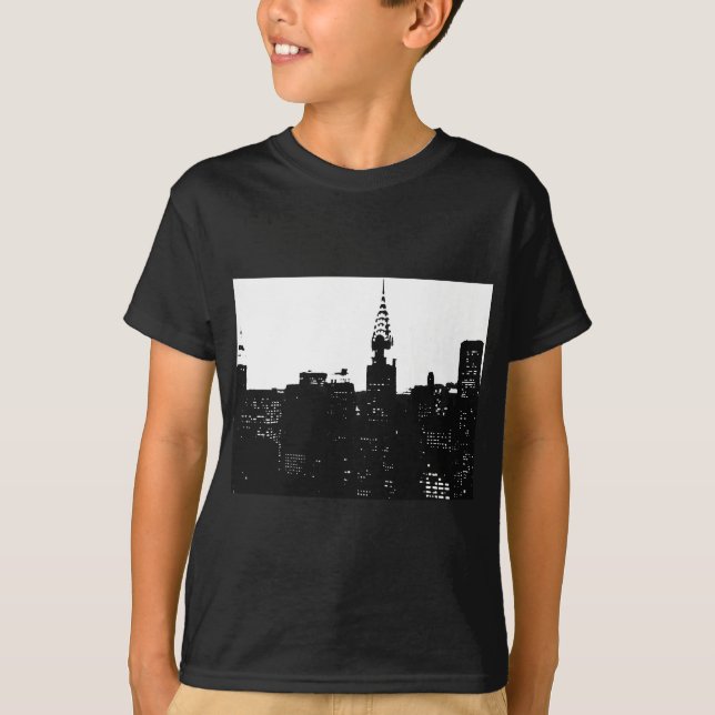 Pop Art New York Silhouette Tröja (Framsida)