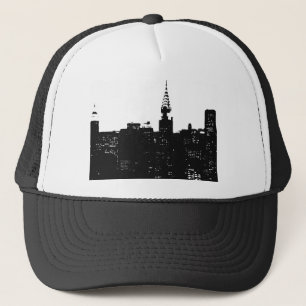 Pop Art New York Silhouette Truckerkeps