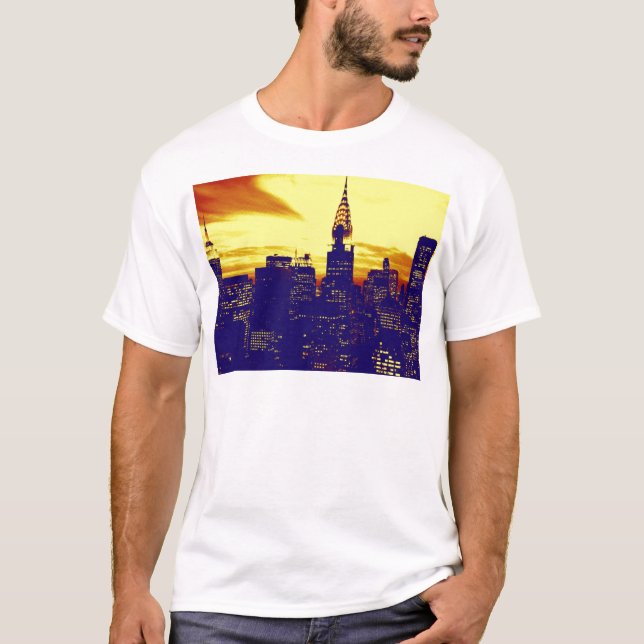 Pop Art New York T Shirt (Framsida)